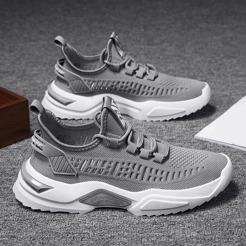 Spring and summer men's shoes men's fly-woven breathable mesh casual versatile shoes fashion sports shoes