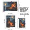 5D Diamond Painting Kit Spooky JackoLantern Full Drill Canvas Art DIY Rhinestone Craft for Modern Wall Decor