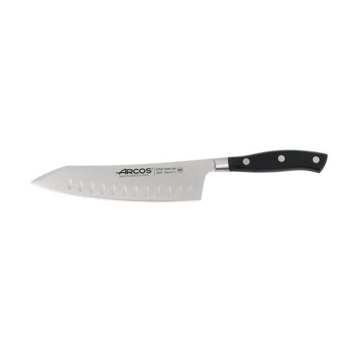 ARCOS Riviera - Couteau Rocking Santoku (180 mm)