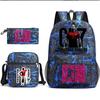 Set Zaino Scolastico Cristiano Ronaldo per Bambini Ragazzi Ragazze 15L Tessuto Oxford Borsa a Doppia Tracolla con Spallacci Imbottiti Traspiranti