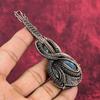 Labradorite Pendant Copper Wire Wrapped Pendant Handmade Jewelry Real Gemstone Pendant Guitar Pendant Antique Copper Jewelry Gifts For Wife