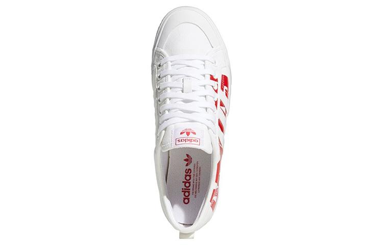 adidas Nizza Trefoil 'Alb Roșu' Femei FX8345