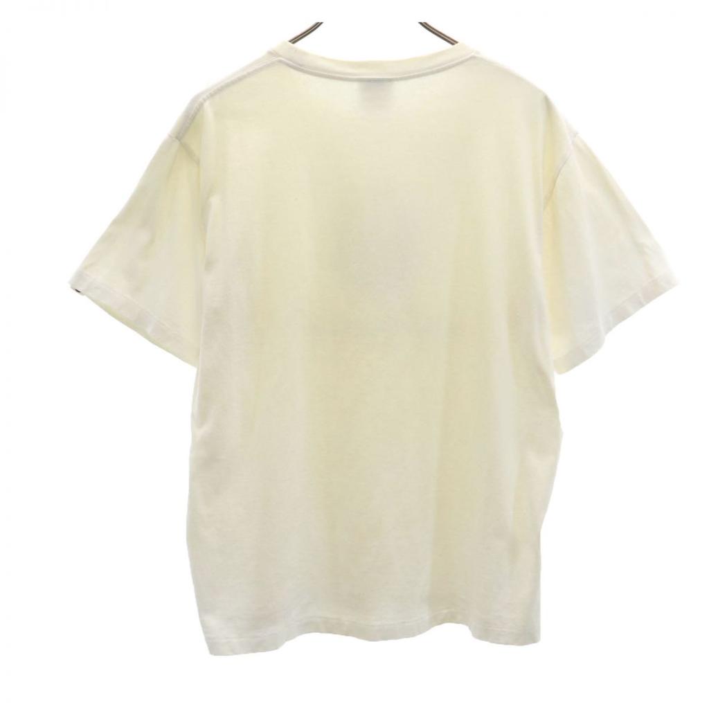 Bape Print Short Sleeve T-shirt L White A BATHING APE Men's Used