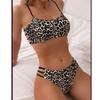 Women Summer Beach Holiday Sexy Leopard Printed Triangle Bikini