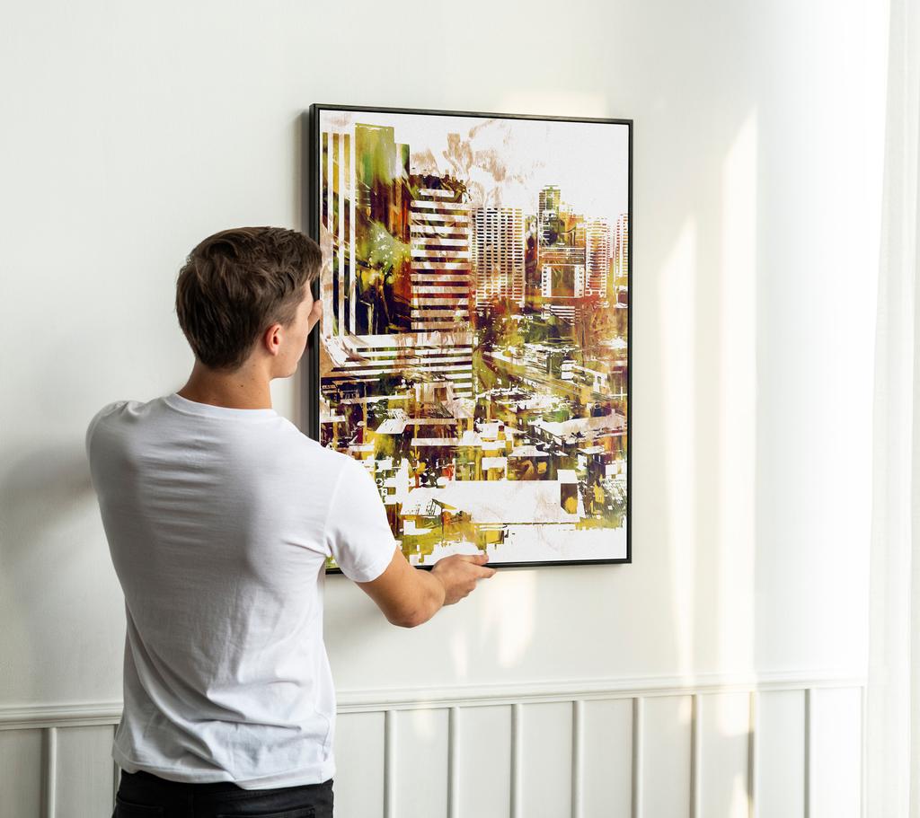 Poster Abstraction City Street Art