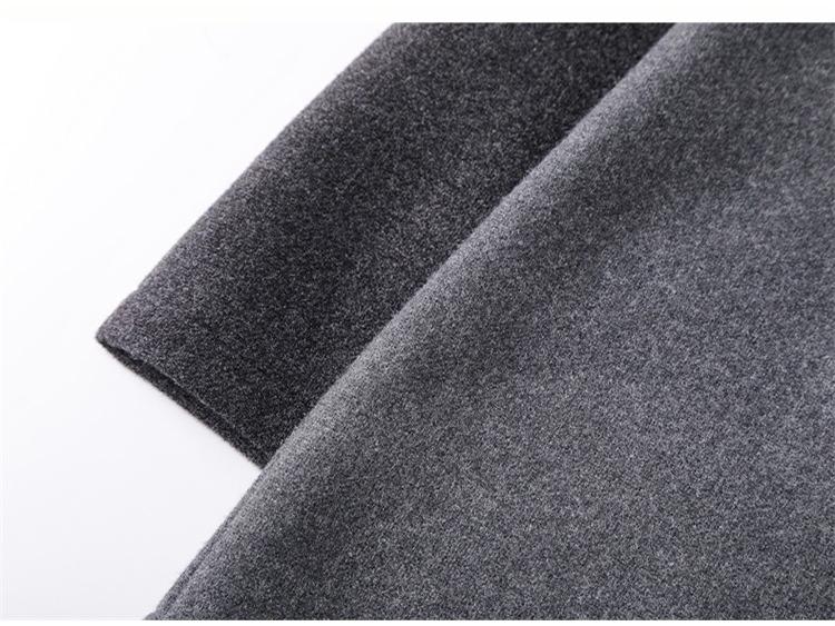 2025 Women's Grey Woolen High Waist A-line Short Skirt - Stylish, Slimming, and Perfect for Autumn/Winter