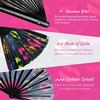 1pc Folding Fan, Large Folding Fan,Kung Fu Fan,Festival Smashing Fan,Folding Hand Fan,Suitable for Male and Female Performance Dance Party Accessories