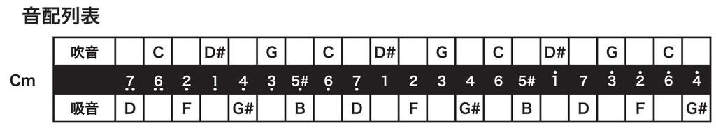 TOMBO Diatonic Tombo 3121 21-Hole Cm-Key Harmonica, Band,