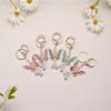 Butterfly Rhinestone Tassel Keychain: Elegant Pendant Gift for Women