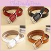 Stylish Leather Waist Belt For Women With Alloy Buckle And Design Elegant