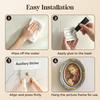 No Drilling Wall Hook Metal Hanging Picture Holder Organizers Without Damaging Wall for Photo Display Easy Installation