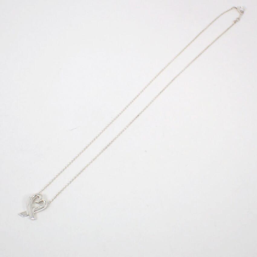 [Pre-owned] TIFFANY/Tiffany 925 Loving Heart Pendant/Necklace/j113-6