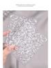Elegant Ballet Silk Ribbon Nail Stickers with Pearls & Rhinestones - 2025 New Style
