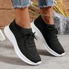 Fashion Spring Autumn Comfortable Sports Shoes for Women Lightweight Breathable Knitted Sneakers Woman Thick Sole Slip On Casual Shoes