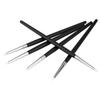 5pcsCelsiusset Silicone Soft Head Clay Pottery Moulding Pen   Craft Tool(black head)