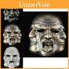 Captivating Three-faced Resin Masks For Halloween Cosplay And Themed Parties