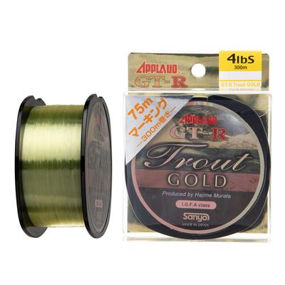 Sanyo Nylon Nylonový vlasec, Schválený GT-R Trout Gold, 300m, 0.65, 3lb, Šampanské zlato