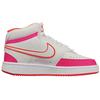 Nike Court Vision Mid Shoes For White/Pink Women's DD8494-181