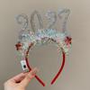 Glowing headband headgear new countdown party props christmas carnival atmosphere decoration
