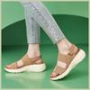 Mode GKTINOO 2025 Sommer Schuhe Damen Flache Sandalen Urlaub Mode Marke Damen Mesh Böhmischer Stil Moderne Sandalen Schwarz Grün