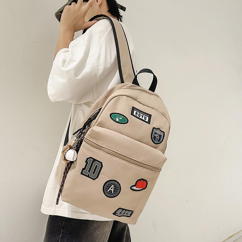 Print Student Schoolbag Unisex Lightweight Large Capacity Backpack