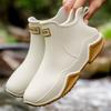 Men's and Women's Trendy Outdoor High-quality Anti Slip Rain Boots, Gardening Shoes,high-quality Motorcycle Shoes,rain Shoes,water Shoes,fishing Shoes