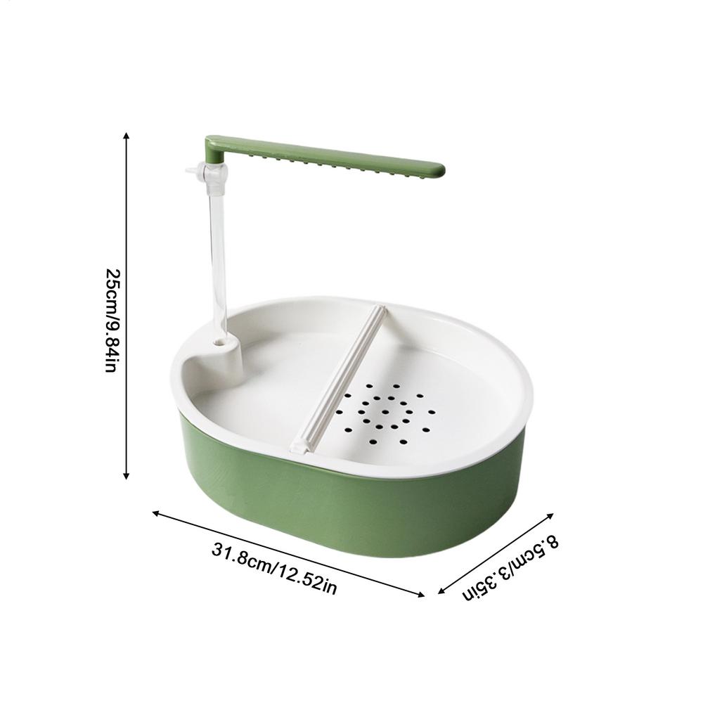 Automatic Bird Bath Pet Parrot USB Powered Bathtub Parrot Bath For Cage Indoor Parakeet Parrot Finch Cockatiel Conure Lovebird