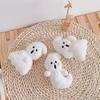 Cartoon Funny Little Ghost Plush Keychain Plush Doll Ghost Decoration  Birthday Gift
