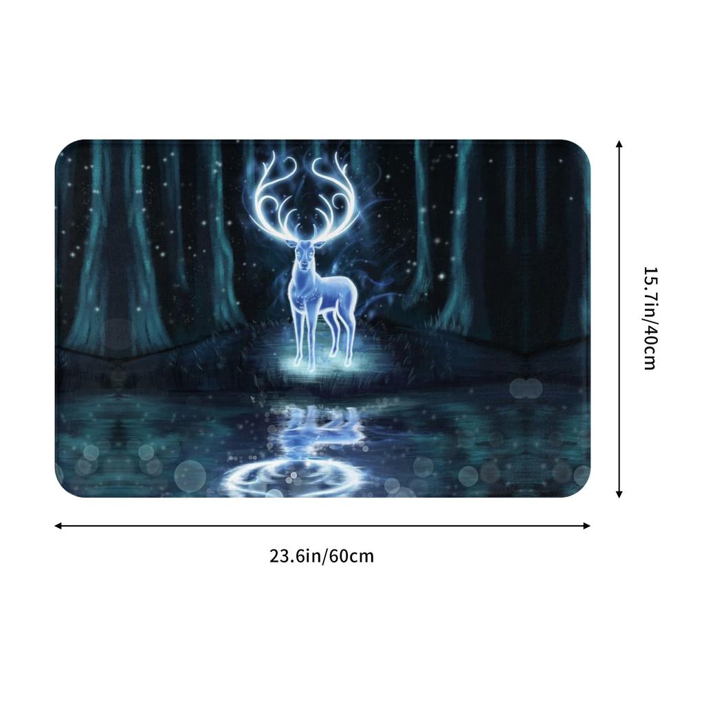 Magic Deer Front Door Floor Entrance Mat Indoor  Kitchen Bath Doormat Garden Carpet Rug
