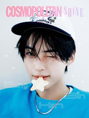 [Pre-Order] COSMOPOLITAN Korea SHINE Sung Hanbin Type A B C Photocard Bookmark Postcard Kpop Magazine Official Limited Collector New