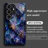 Brilliant butterfly pattern glass phone case suitable for Samsung Galaxy S26 S25 S24 S23 S22 S20 FE/Ultra/Plus shockproof