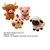 1 Set 3D Kralen Dieren DIY Kit, Kralen Dieren Kunst Ambachtelijke Kit met Instructies, Handgemaakte Insect Vogel Vleermuis Boerderijdier Kralen Kit voor Volwassenen Beginners