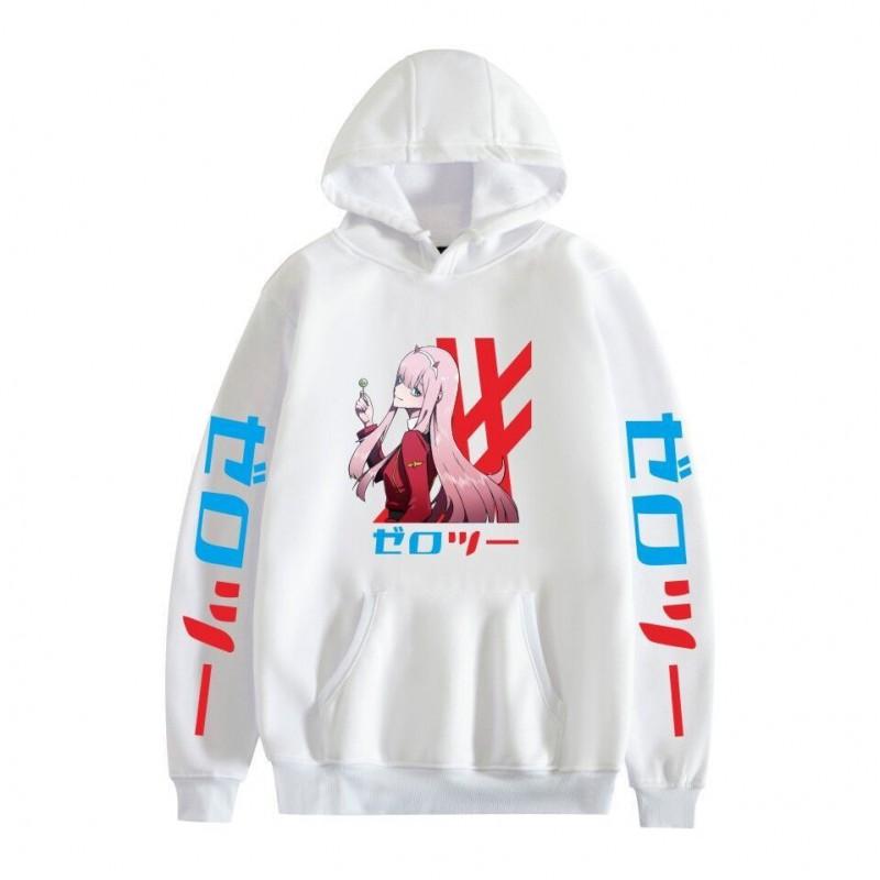 Anime Darling In Franxx Zero Two Kapuzenpullover Unisex Oversized Lässiger Pullover