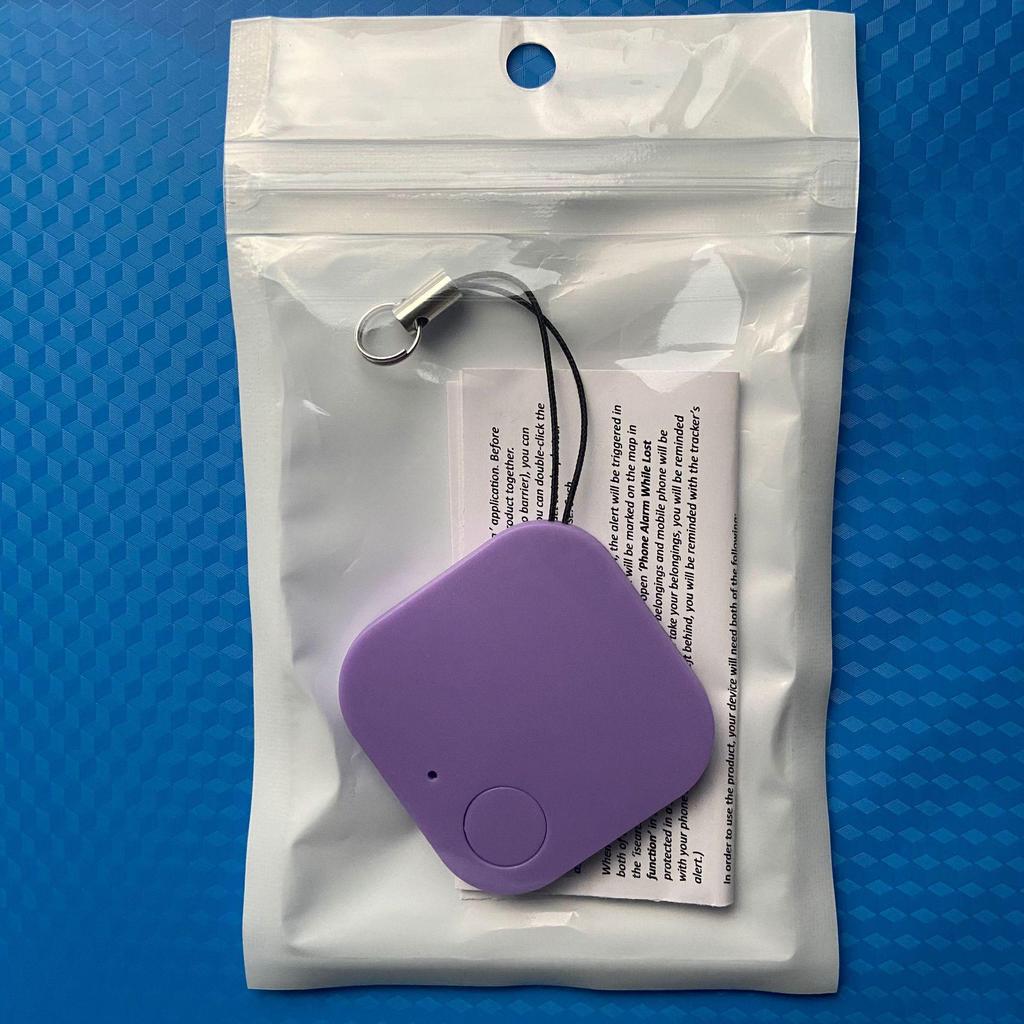 Smart Square 5.0 Bluetooth Tracker: Anti-Loss Device for Kids & Seniors, Phone Item Locator, Two-Way Alarm, Location Finder