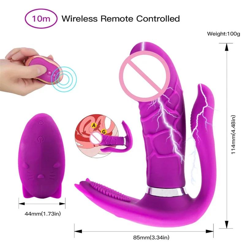 G Point Vibrator Tongue Is For Women Fox Plug Telescopic Dildo Pocket Pussy Sexetoys Couple Big Butt Sex Machine Man Gag Toys