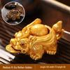 Color-Changing Pixiu Tea Pet with Yuanbao