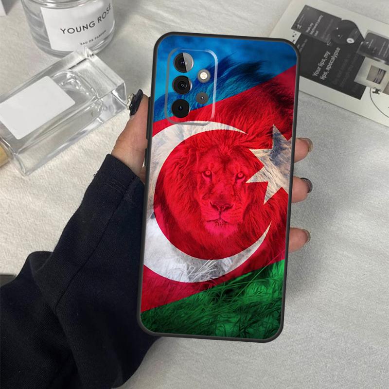Azerbaijan Flag Phone Case For Samsung Galaxy A34 A54 A14 A13 A23 A33 A53 A73 A52 A42 A32 A22 A12 A51 A71