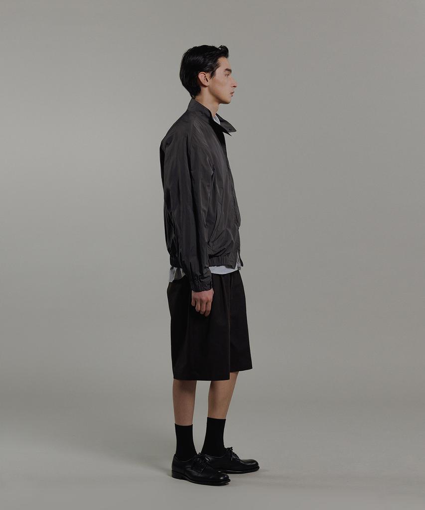 Blankroom Harrington Shell Jacket_Charcoal