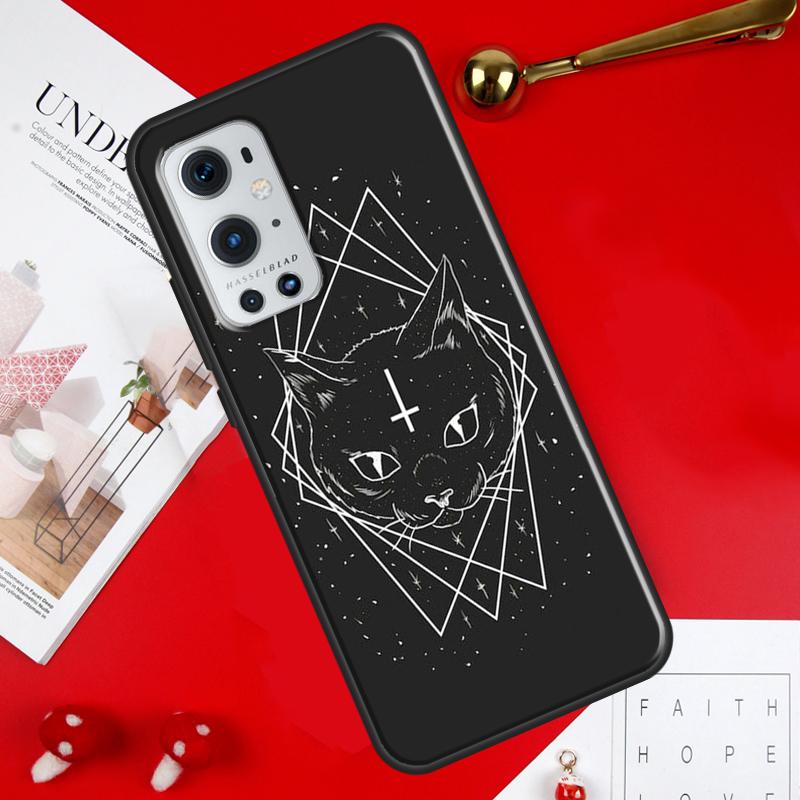 Witchcraft Witch Cat Case For OnePlus Nord 2 CE N10 N100 N20 N200 N300 Ace 8T 9R 9RT 10T 8 9 Pro 10 Pro Cover