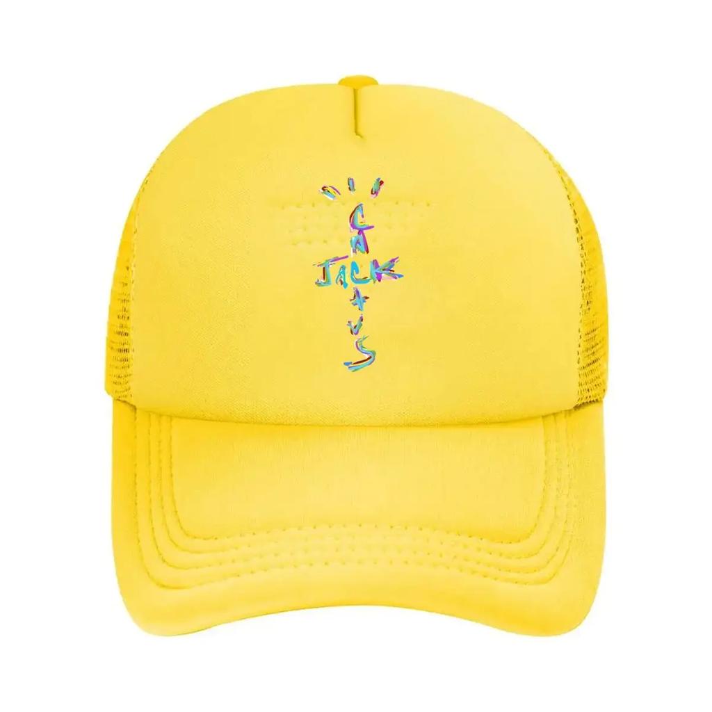 La Jaktis Playful Inspired Colorful Text Design Mesh Baseball Cap
