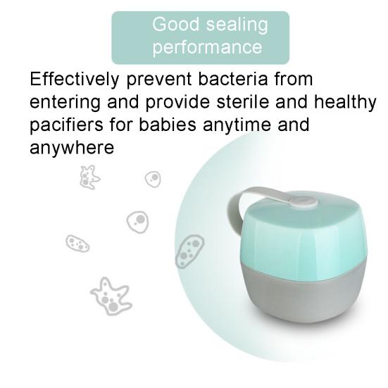 Dual Color Draagbare Baby Baby Fopspeen Tepel Cradle Case Houder Opbergdoos