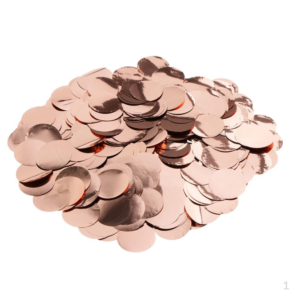 

Bag Of 30g Metalic Rose Gold Table Confetti Party Balloons Decoration