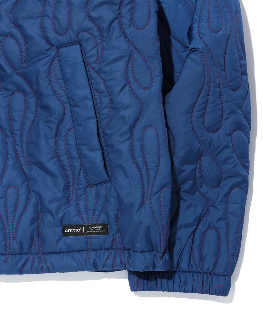 Critic Flame Quilting Jumper Navy