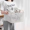 Plastic Storage Basket, Desktop Sundries Storage Box, Rectangular Kindergarten Snack Toy Storage Basket, Storage Basket, Small Basket.