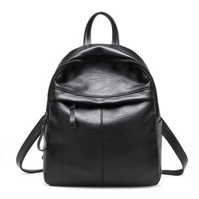 Women's Backpack Fashion Leather Simple School Bag Travel Shoulder Backpack School Bags for Teenage Girls Mini Backpack Mochila Satchel