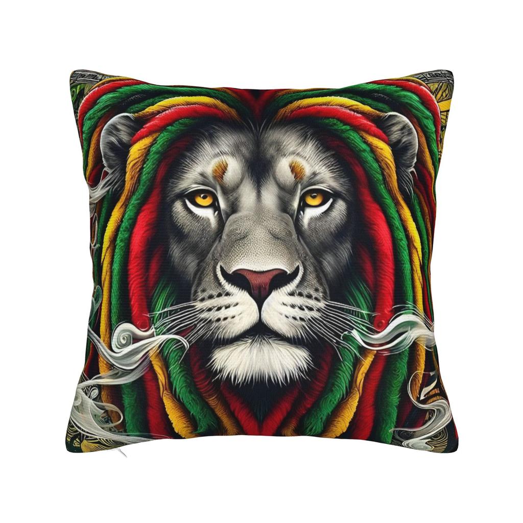 Flag of Reggae of Jamaica Pillowcase Polyester Cushion Cover Decorative Rasta  Pillow Case Cover Home Wholesale 40X40cm