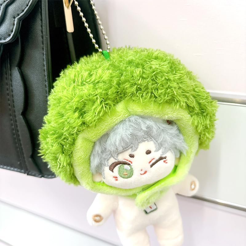 G.triGer Plush Toy Outfit, Broccoli Cap, 10cm, with Ball Chain, Green [Used]