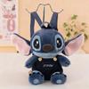 Kawaii Stitch Bag Plush Backpack Bagpack Double Shoulder Crossbody Bag Storage Pouch Plushie Anime Toy Gift for Girls