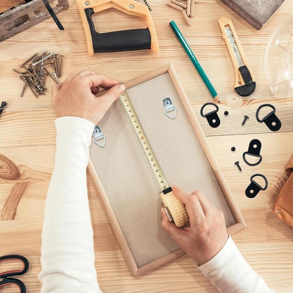 Mirhua Set of 10 Tie Down Rings Bike Hooks 6.5mm Hole Bike Luggage Hooks