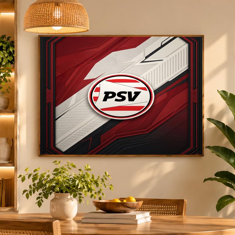 5D Diamond Painting PSV Eindhoven FC DIY Full Drill Diamond Art Kit Home Decoration